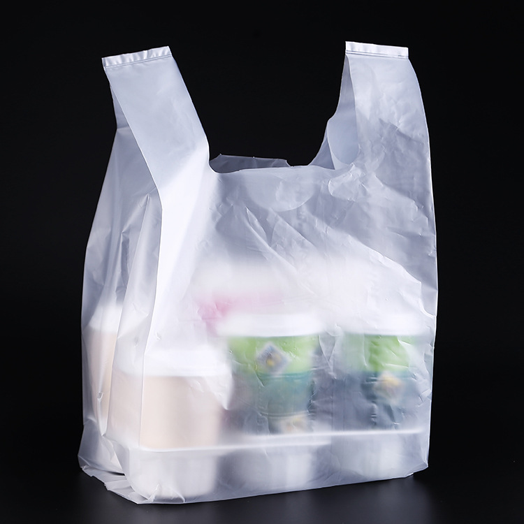 一次性塑料手提袋 背心袋 PEA06六杯背心袋厂家直销TOMIKO