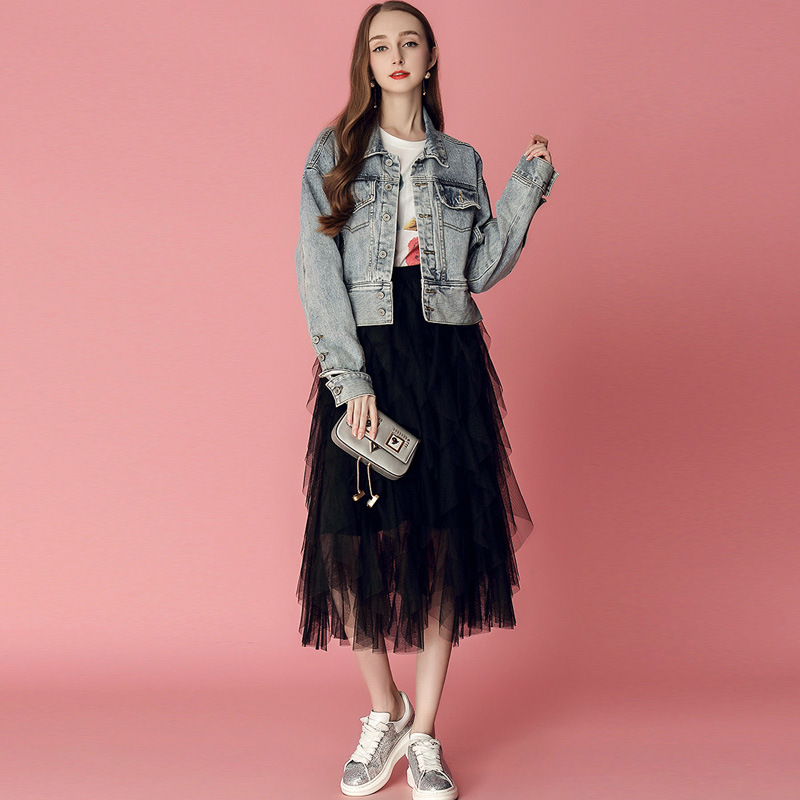 Costume femme en Denim mesh - Ref 3334686 Image 3