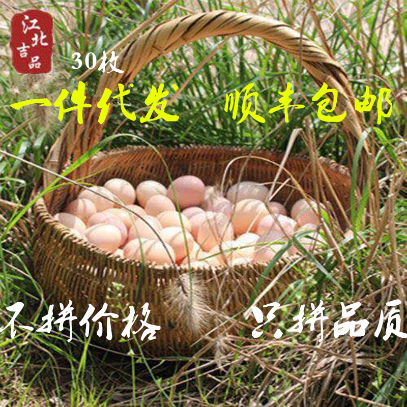 Shunfeng[ 30 Gold]Jiangsu Countryside Backyard free range eggs fresh Grass eggs major On behalf of