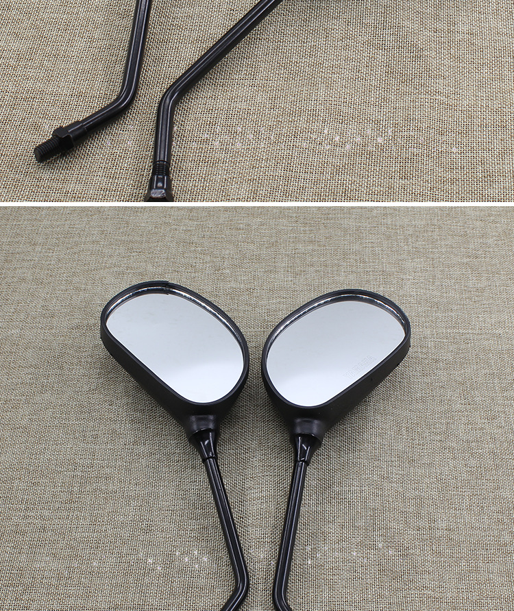 Motorcycle Convex Rearview Mirror Electric Vehicle Accessories Qiaoge 100 Fuxi Huajia Liying Reversing Mirror 8-Wire Reflector