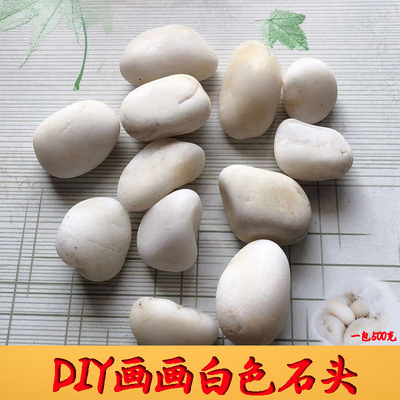 彩绘石头DIY儿童画画石 雨花石卡通创意石 手绘鹅卵石绘画石头
