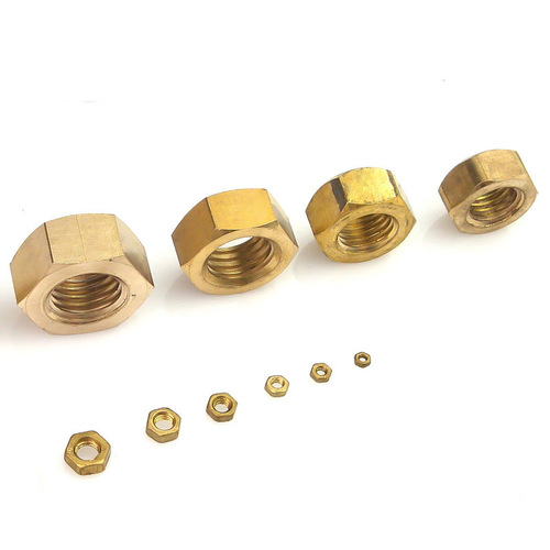 Brass external hexagonal nut Brass hexagonal bolt cap Screw cap Nut M2/M3/M4/M5/M6/M16
