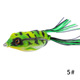 Lifelike Frog Lures 10 colors Soft Plastic Frog Lures  Fresh Water Bass Swimbait Tackle Gear