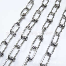 厂家直销：2.4mm打结链、编结链、LED工矿灯吊链、电镀环保白镍。