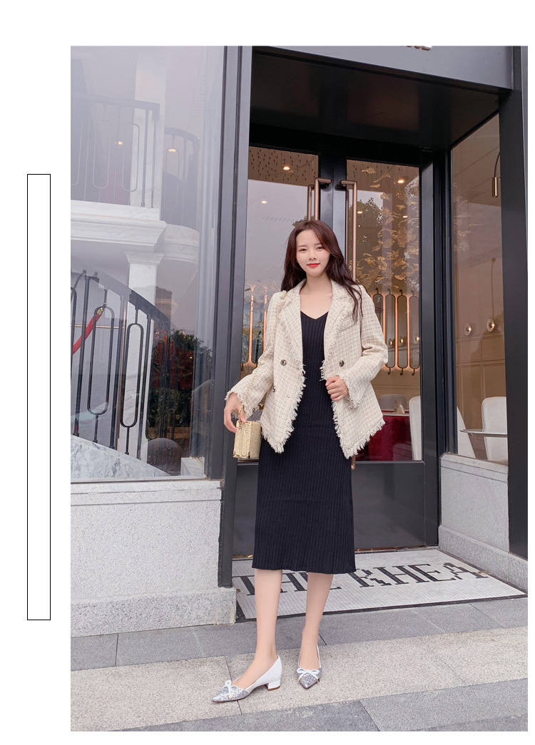 2026 Autumn New Women's Shallow Mouth Single Shoes, Pointed Toe, Color Block, Top Quality Sequin Bow, Mid-Heel, Chunky Heel_vogvips.com