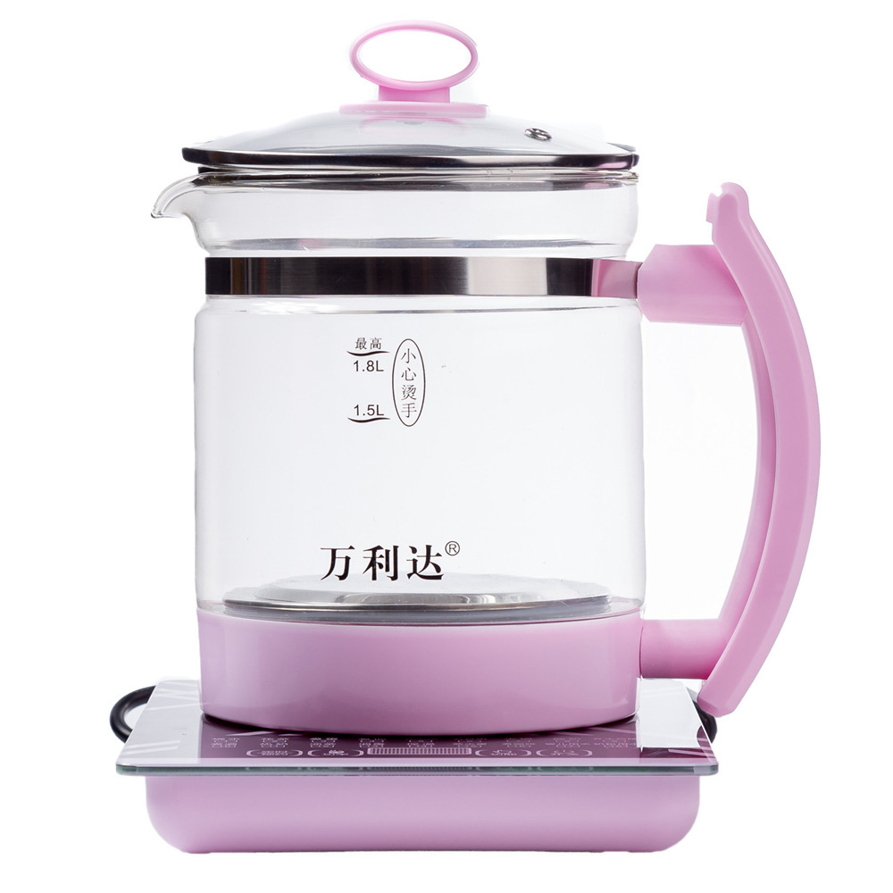 萬利達分體養生壺全自動加厚玻璃多功能電熱燒水茶壺廠家直銷禮品