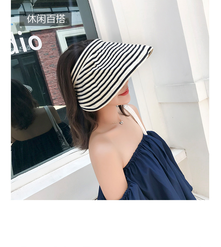 Fashion Cover Face Foldable Quick-drying Empty Top Hat display picture 11
