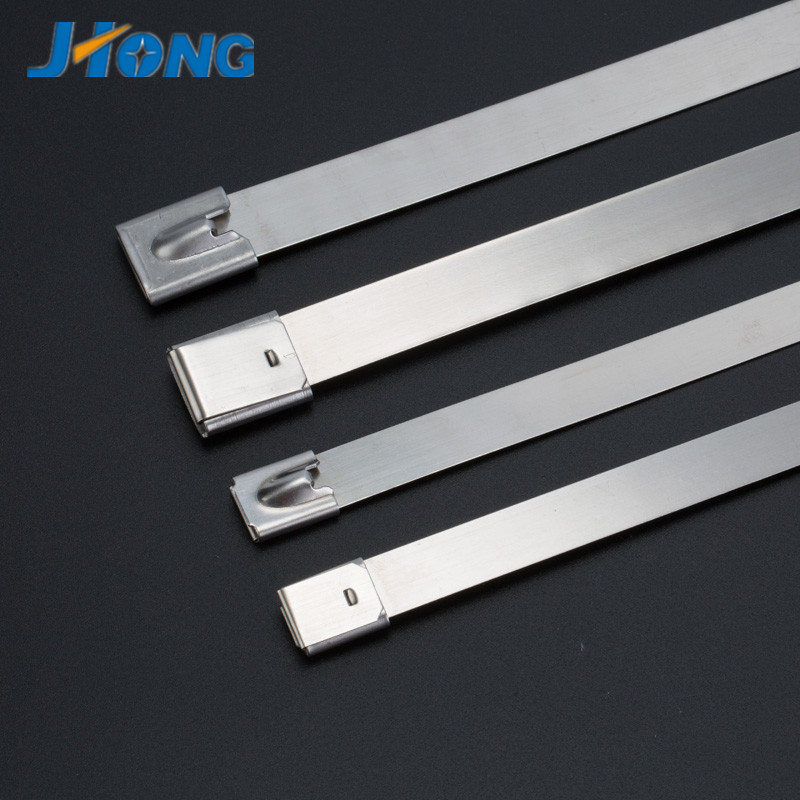 4.6/7.9mm宽度 316钢球自锁式不锈钢扎带 九宏扎带厂家批发