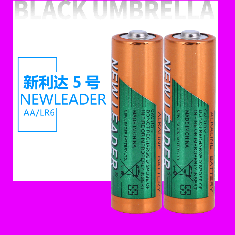 NEWLEADER新利达LR6铁壳5号碱性环保玩具闹钟仪器仪表AA电池|ru