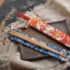 Chopsticks, Japanese storage bag, handheld cloth bag, tableware, straw, cotton and linen, drawstring