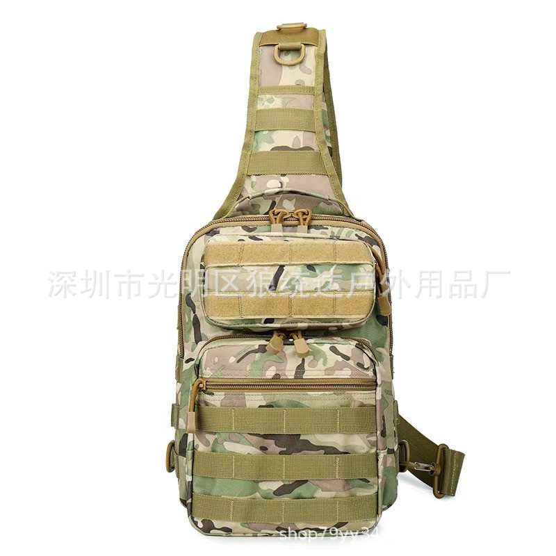 户外战术隐形随身胸包 多功能工具包 潮流斜跨单肩包