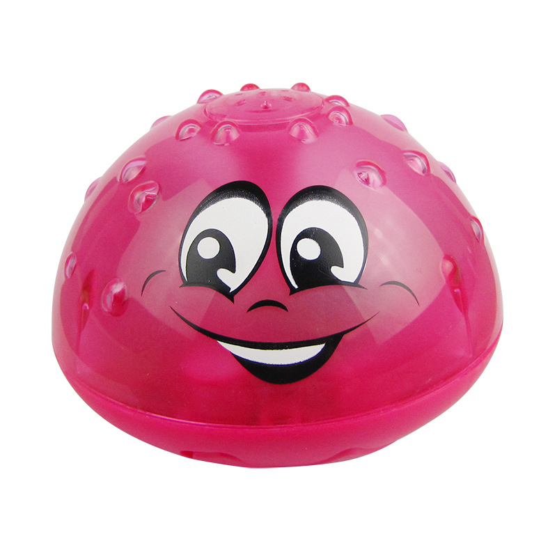 Tiktok mismo estilo infantil inducción eléctrica Bola de pulverización de agua música ligera bebé baño de agua juguetes de baño al por mayor