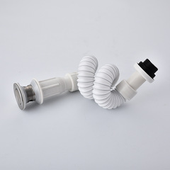 Factory Direct Supply Reversible Swivel Integrated Sink Drain Pipe Integrated Basin Drain Pipe Drainage Device Supply