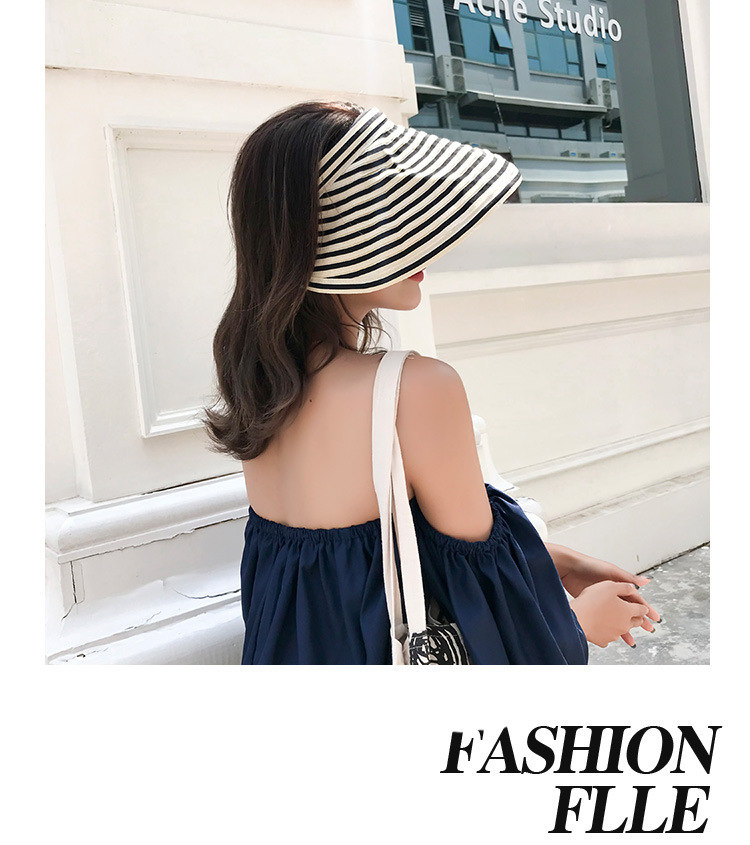 Fashion Cover Face Foldable Quick-drying Empty Top Hat display picture 1