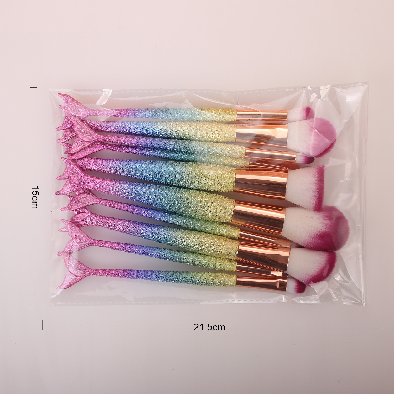 Mermaid Makeup Brush Set Image 1