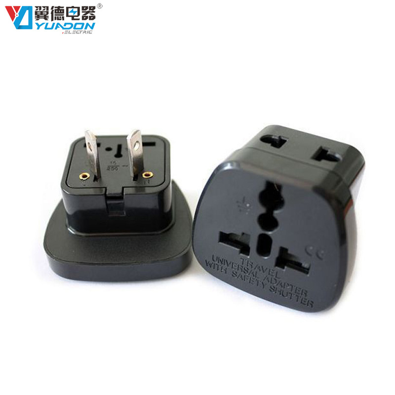 多功能澳式转换插头 八字侧面开孔带儿童保护门澳规转接头YDSI-17
