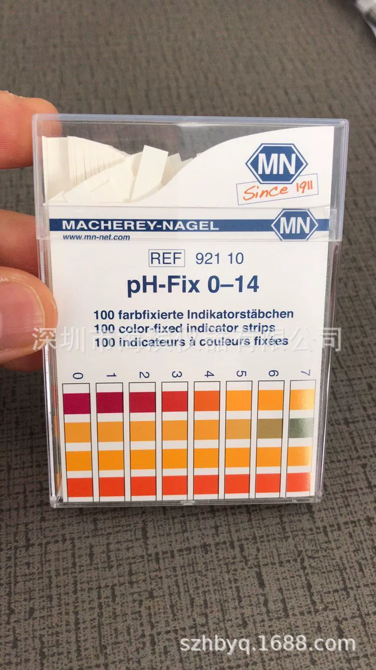 Точность PH-тест-полоска 92110 Немецкая MN pH-тест-полоска PH-Fix без утечки