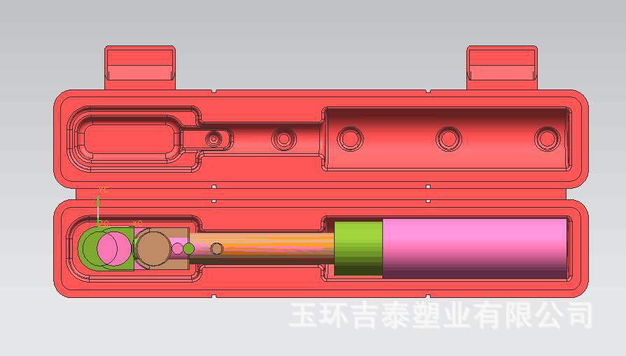 厂家加工定制扭力扳手工具盒塑料工具盒省力扳手吹塑工具箱吹塑盒