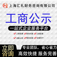 上海工商公示变更注销年检解除工商异常解除税务异常查询公司异常