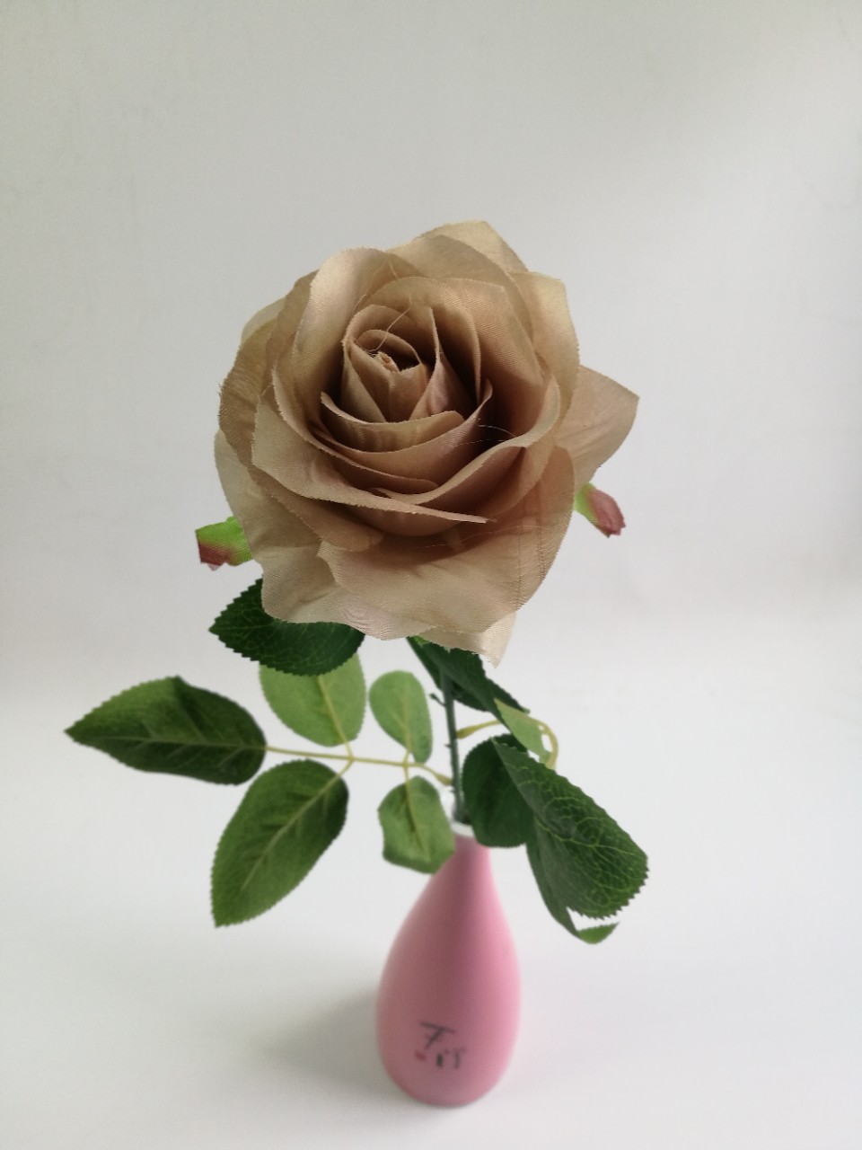 Rosa única imitación flor de seda flor flor artificial flor decoración flor fábrica directa