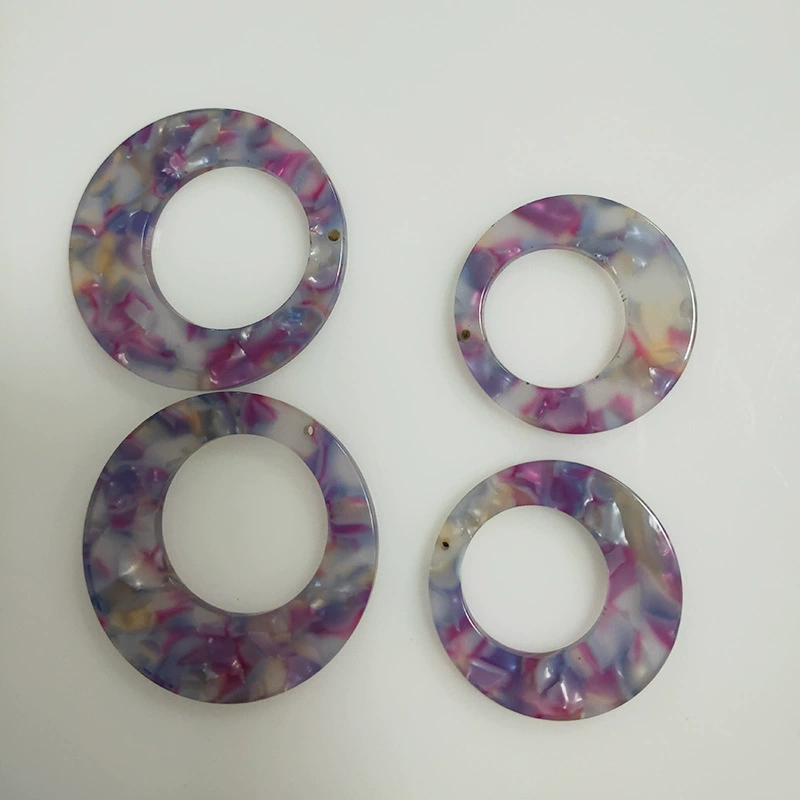 Acrylic earrings, necklace, accessories, material