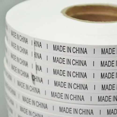 Wholesale Made in China Washable Label Produced Landmark Clothing and Home Textile Ingredient Label