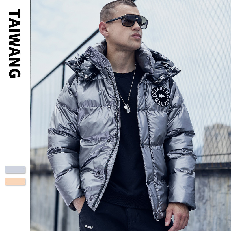 Ανδρικά Ρούχα Thai King Fashion Brand Μεταξωτό Βαμβακερό Βαμβακερό Μπουφάν Ανδρικό 2024 Χειμερινό Νέο Βαμβακερό Μπουφάν Ανδρικό Μπουφάν με Κέντημα με Γράμματα Ανδρικό Μπουφάν_voghion.com