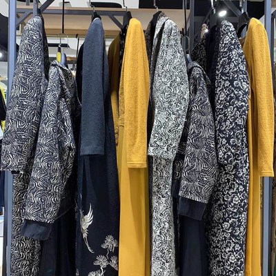 [Basking Valley] 2019 Autumn and winter Shenzhen Line High-end Simplicity atmosphere brand discount Women's wear wholesale