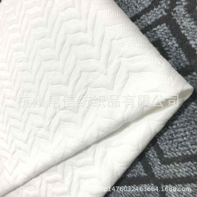 供应提花床垫面料 乳胶枕记忆枕面料抗起球