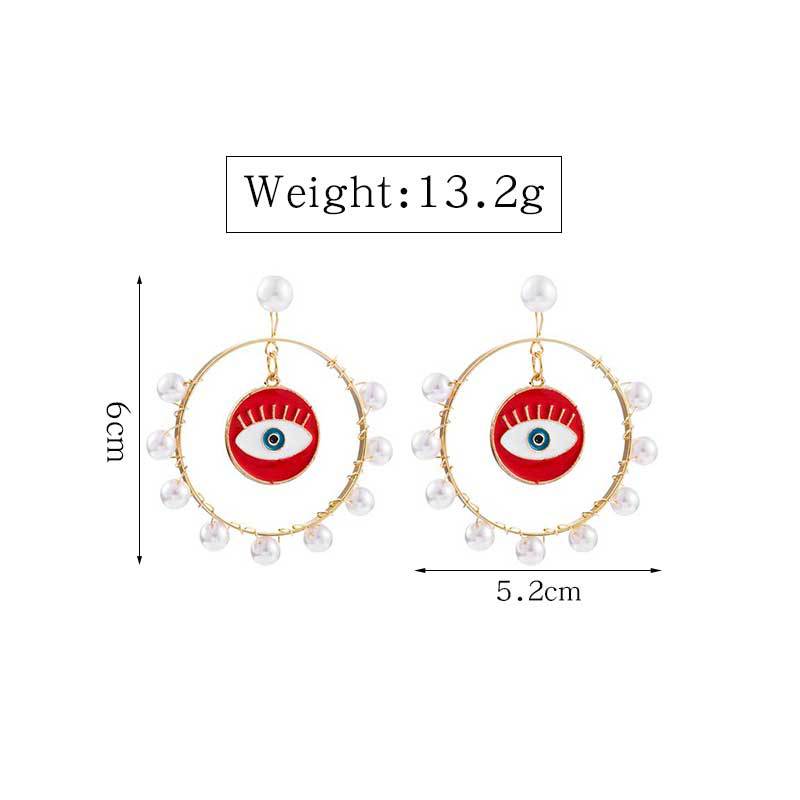 Earrings New Devil's Eye Earrings Fashion Punk Wind Earrings For Women display picture 1