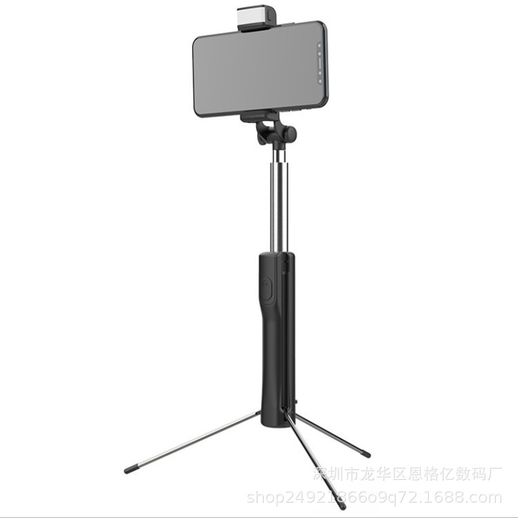 跨境爆款桌面落地通用手机懒人支架直播神三脚支架美颜补光灯|ru
