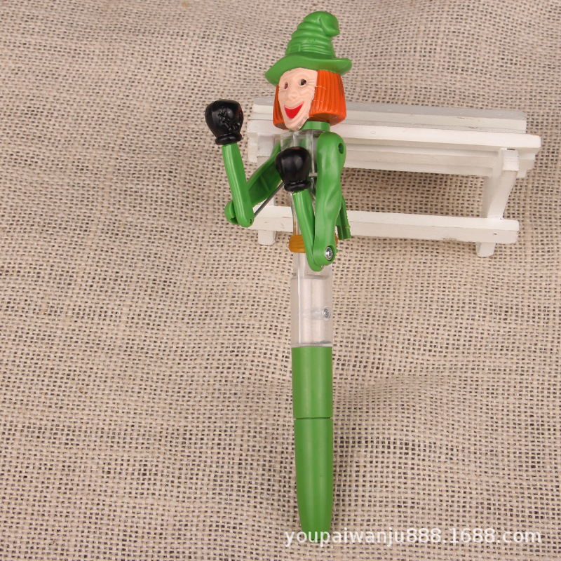 Хэллоуин Ручка-03-Ведьма-Зеленый 1