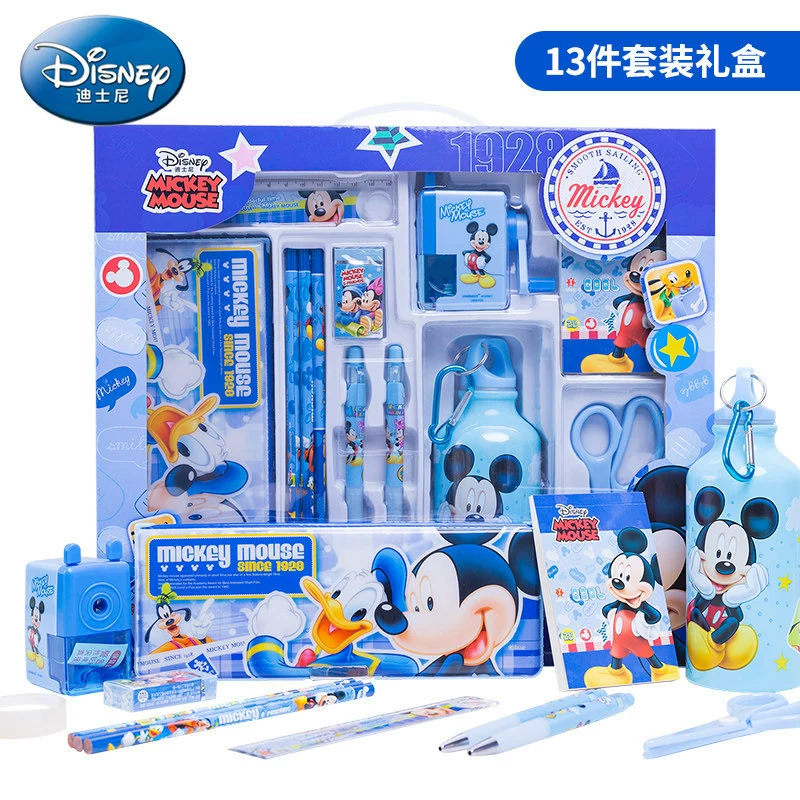 Disney канцелярия, набор, детская подарочная коробка с персонажами для мальчиков начальной школы