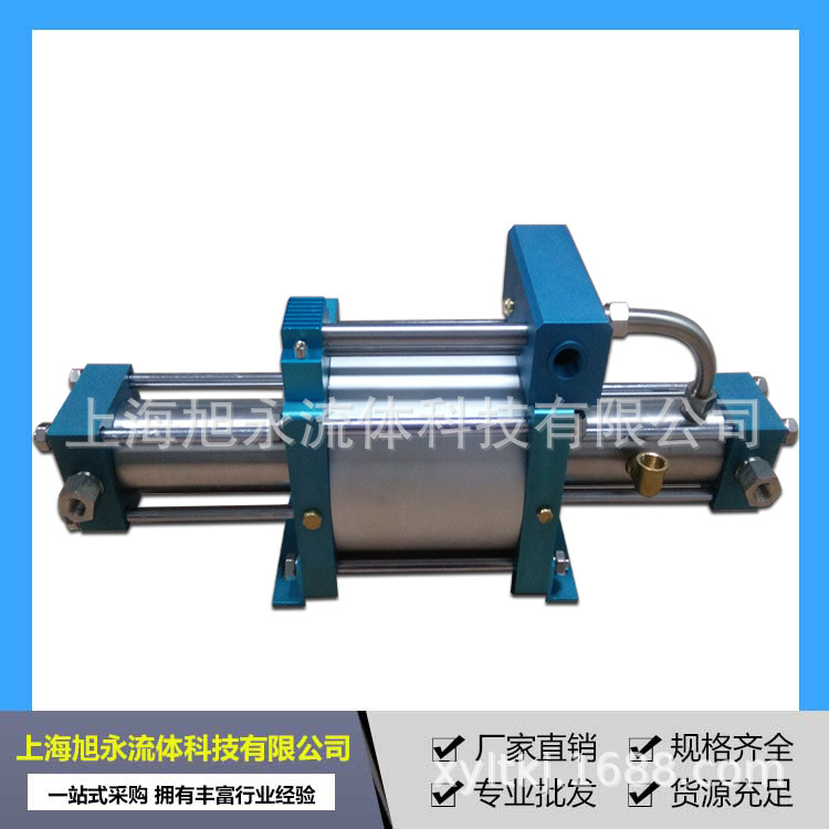 供应10:1高压空气增压泵 气体增压器 氮气 气体不锈钢活塞泵