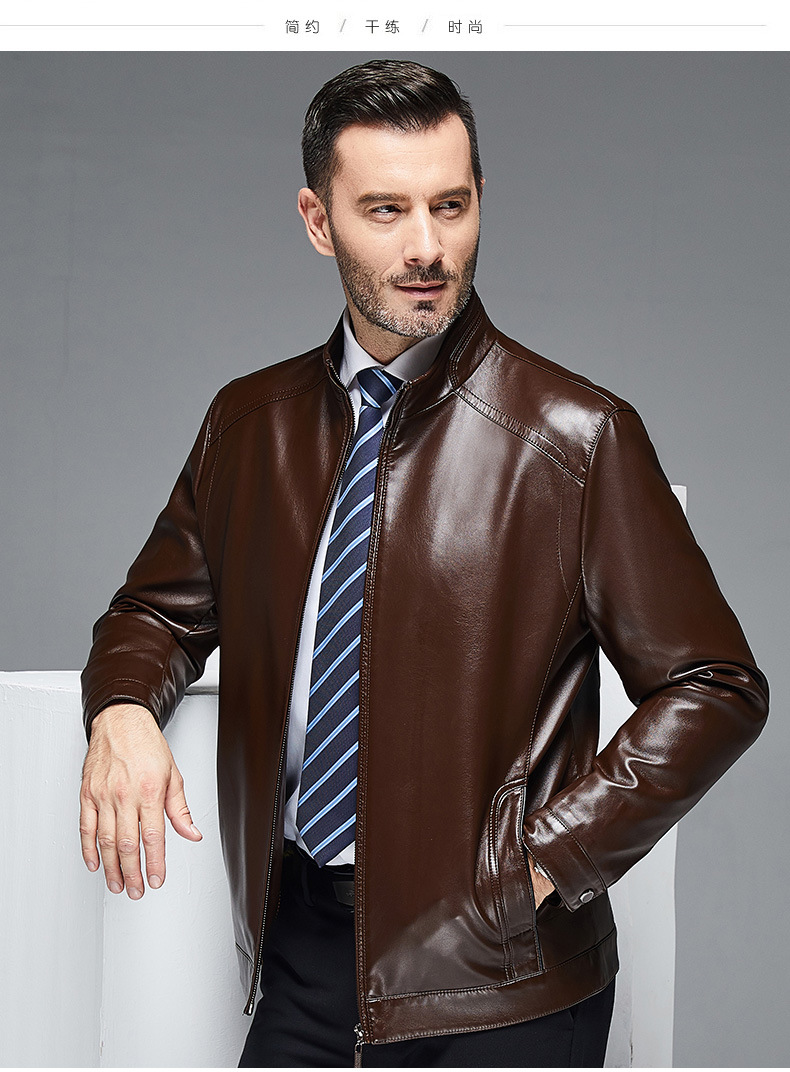 Veste en cuir homme - Ref 3443727 Image 16