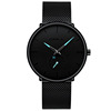 Quartz fashionable men's watch for leisure, simple and elegant design