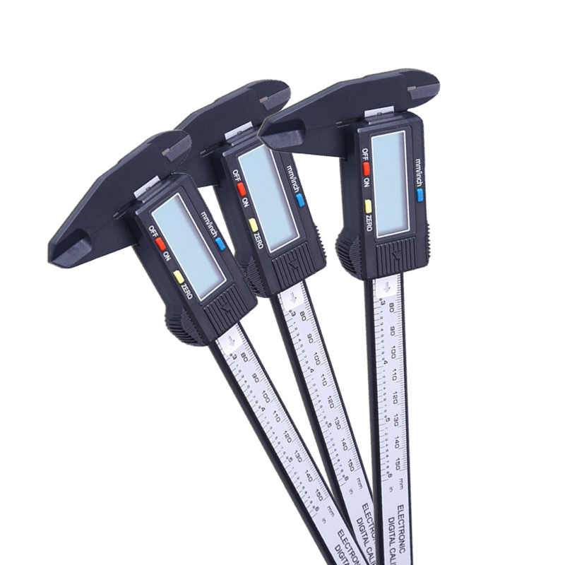 温州0-150mm碳素塑料电子数字游标带深度杆 数显卡尺