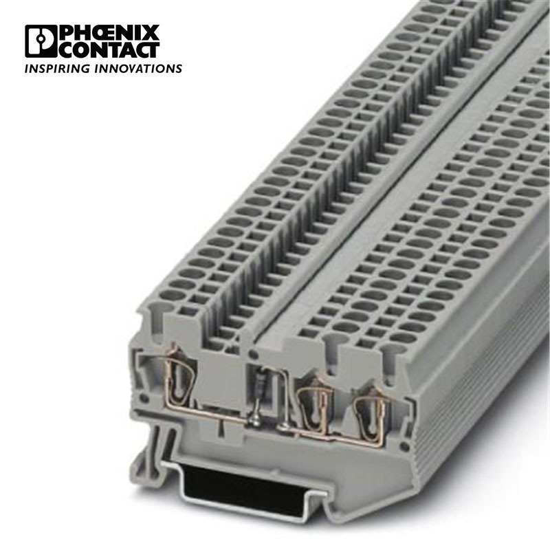 菲尼克斯接线端子2.5平方弹簧连接灰色-ST 2,5-TWIN-DIO/L-R