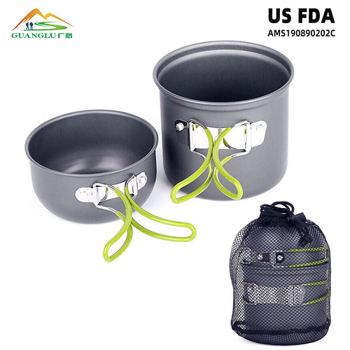 Amazon's best-selling outdoor pot set for camping, barbecue and picnic portable folding pot DS-101