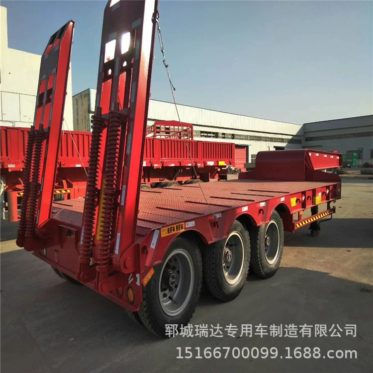 Высокий 13m низкий полуприцеп с плоской платформой, новая конфигурация, новый прайс-лист / поставка производителя