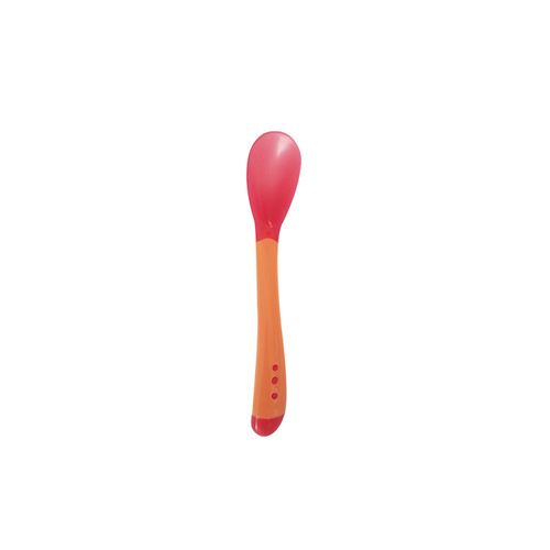 Factory direct sales baby temperature-sensing spoon, children's soft-headed spoon, feeding medicine spoon, temperature-sensing spoon, color-changing spoon and fork wholesale