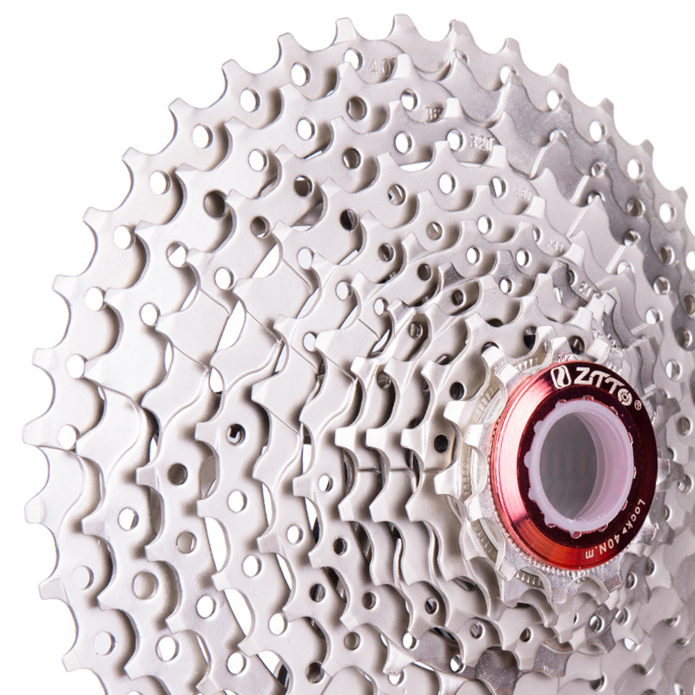 ZTTO transfronterizo 11 velocidades 40T33 velocidad bicicleta de montaña volante completo plata/plata negro engranaje de velocidad variable rueda de Torre