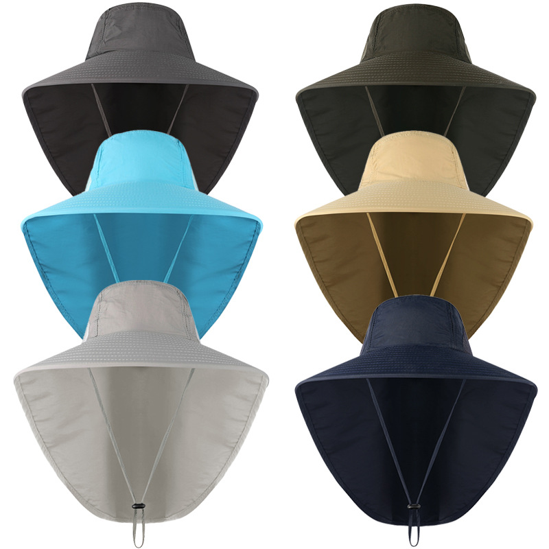 Unisex Fashion Solid Color Wide Eaves Bucket Hat display picture 1