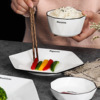 Scandinavian set, hair mesh home use, brand Japanese diamond tableware, simple and elegant design, internet celebrity