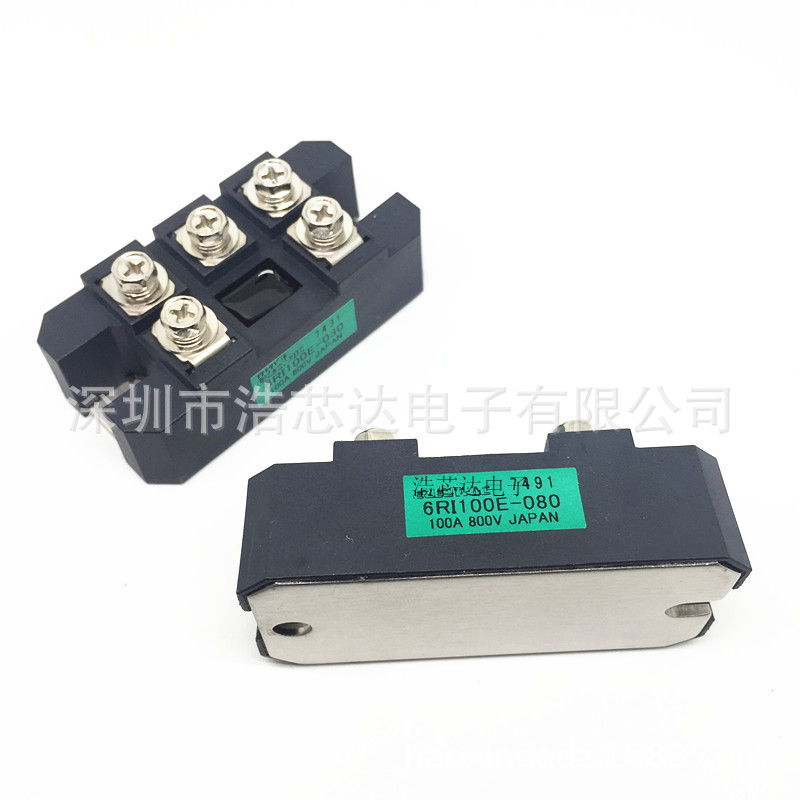 全新三相整流桥6RI100E-080模块100A 800V  配件