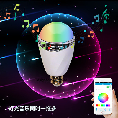 led music bulb acousto-optic A drag Colorful Bluetooth sound Scene 2019 new pattern Foreign trade Specifically for