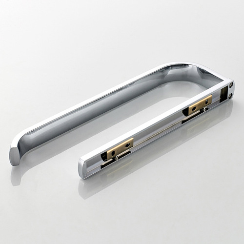 Electroplated chrome plated bright silver simple brass towel ring towel bar bathroom bathroom hardware pendant wholesale price