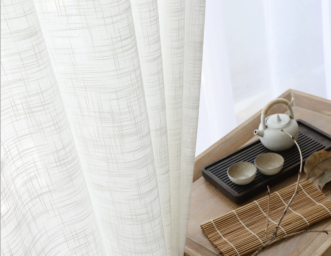 Cloth, curtain for living room, cotton and linen