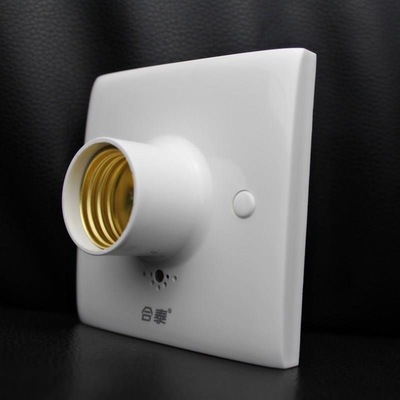 new pattern Sound and light control Induction switch Lampholder intelligence Voice lampholder Corridor Dark outfit led Energy-saving lamp E27