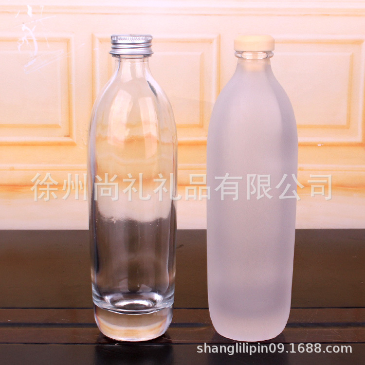 直销500ML饮料瓶且听风吟丝口压口酒瓶橄榄油瓶食用油玻璃瓶
